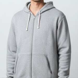 J.Crew Fleece Lined Full Zip Hoodie Sweater